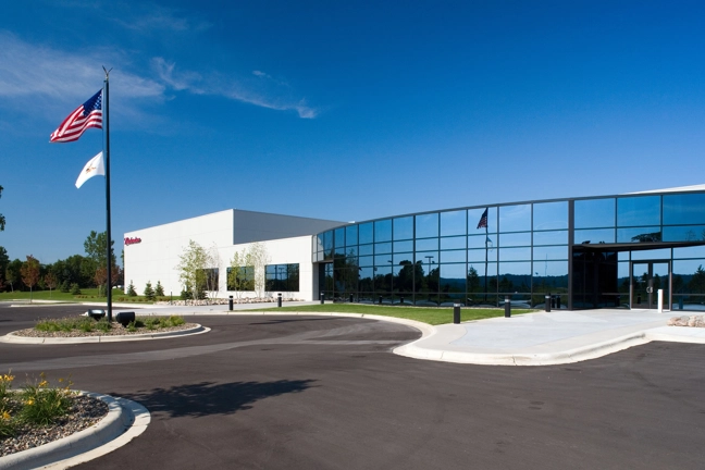 exterior of industrial building